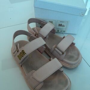 Dior Dioract sandals Light Pink size 38